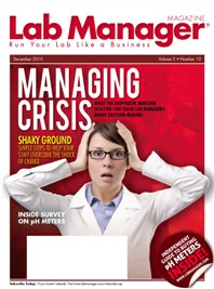 Lab Manager Magazine December 2010 Cover