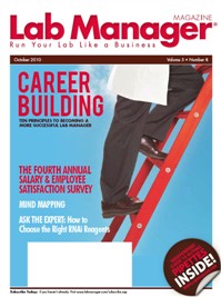Lab Manager Magazine October 2010 Cover