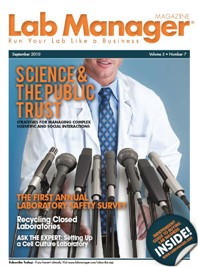 Lab Manager Magazine September 2010 Cover