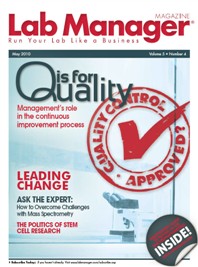 Lab Manager Magazine May 2010 Cover
