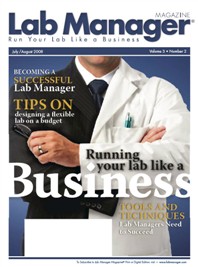 Lab Manager Magazine July 2008 Cover