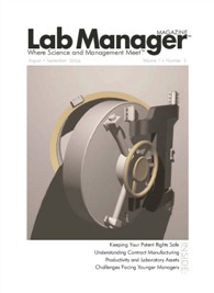 Lab Manager Magazine August 2006 Cover