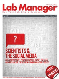 Lab Manager Magazine April 2011 Cover