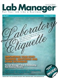 Lab Manager Magazine May 2011 Cover