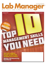 Lab Manager Magazine October 2011 Cover