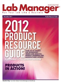 Lab Manager Magazine November 2011 Cover