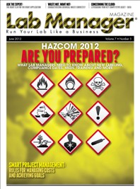 Lab Manager Magazine June 2012 Cover