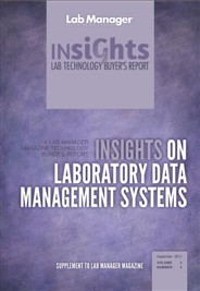 Lab Manager Magazine September 2012 Cover