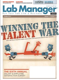 Lab Manager Magazine October 2012 Cover