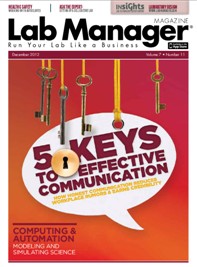 Lab Manager Magazine December 2012 Cover