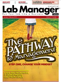 Lab Manager Magazine January 2013 Cover