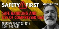 Webinar: Safe Handling and Use of Compressed Gas
