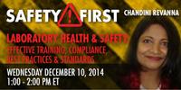 Webinar - Laboratory Health and Safety: Effective Training, Compliance, Best Practices and Standards