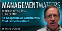 Webinar: To Cooperate or Collaborate? That is the Question!