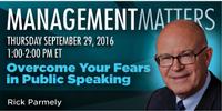 Webinar: Overcome Your Fears in Public Speaking