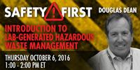 Webinar: Introduction to Lab-Generated Hazardous Waste Management