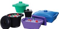 New PolarSafe® EVA Ice Buckets and Pans Provide Mess-Free Benchtop Cryogenic Chilling