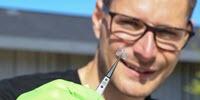 Tiny Biodegradable Circuits for Releasing Painkillers inside the Body